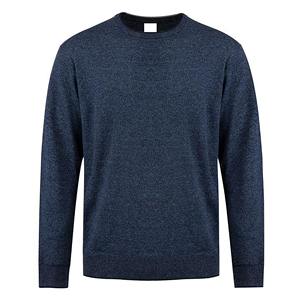 Sweat-shirt d'hiver pour homme de haute qualité 100% coton avec logo personnalisé sur le devant, tissu polaire uni teint sans capuche - Product Image 1