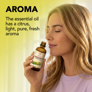 Aromatika Aceite Esencial de Citronela 100% Puro y Fresco, 100 ml, Destilado al Vapor, Aceite Compuesto para Aromaterapia, para Cuero Cabelludo y Cabello - Product Image 3