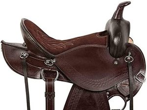 Calidad superior 100% hecho a mano estilo inglés sillín occidental cuero duradero equitación deportes ecuestres entretenimiento - Product Image 2