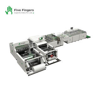 Woven sack liner insertion and hem stitching <b>machine</b> - Product Image 1