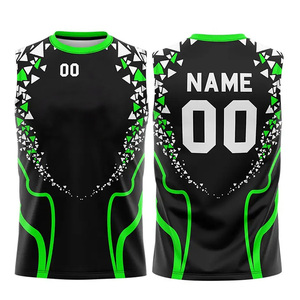 Paquete de uniforme de fútbol personalizado 7v7, conjunto de camisetas de compresión sublimadas transpirables con bandera de entrenamiento 7 en 7 para deportes de verano - Product Image 4