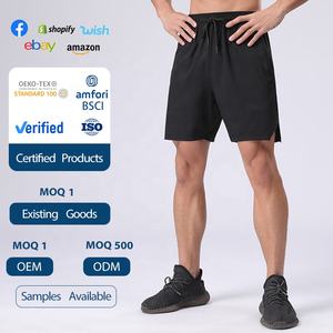 Shorts de sport pour hommes en gros respirant Spandex imprimé design XL taille élastique cordon de serrage Shorts amples expédition DDP - Product Image 4