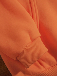 Sudaderas con Capucha Gruesas para Mujer, 100% Algodón, Forro de Peluche, Ropa Cálida de Invierno, Impresión de Logotipo de Marca Personalizada, Fabricante OEM - Product Image 4