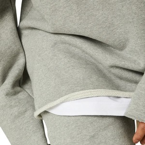 Conjunto personalizado con borde irregular para hombre, conjunto de entrenamiento deportivo para fitness, suéter, pantalones cortos para correr, manga suelta, Top, pantalones cortos con borde irregular - Product Image 6
