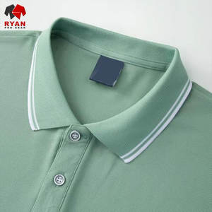Polo décontracté pour homme, tissu de qualité supérieure, services OEM et ODM disponibles, design personnalisé et logo personnalisé - Product Image 3