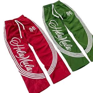 Pantalon de survêtement en coton polaire de haute qualité unisexe taille personnalisée style décontracté respirant hiver pantalon plat grande taille pour hommes avec cordon de serrage - Product Image 2