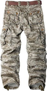 Pantalon cargo de randonnée de chasse léger personnalisé pour les sports de plein air, le camping, les voyages, solide, 6 poches, respirant, softshell - Product Image 2