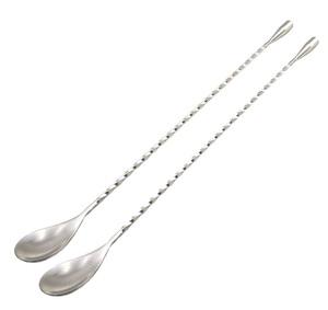 Durable Stainless Bar Tools Spoon Custom Size Manufacturer Direct <b>sale</b> Cocktail Stirrer Mixing Spoon Milk <b>Tea</b> Coffee Bar Spoon - Product Image 6