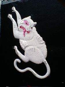 Parches bordados a mano con temática de sombrero y gafas, para chaquetas y camisas, para diseñadores de moda y diseñadores de ropa - Product Image 3