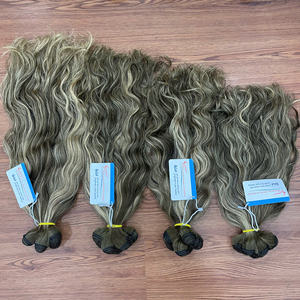 Meilleure vente Extensions de cheveux humains vierges Remy 100% pour la couleur de piano de trame naturelle ondulée - Product Image 2