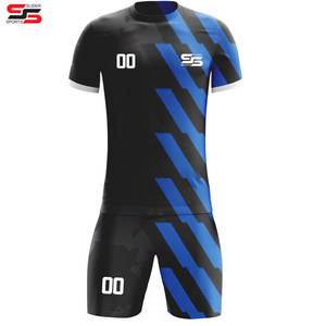 Jersey de fútbol barato de alta calidad de fábrica 100% poliéster Club conjuntos de uniformes de fútbol Kit de Jersey de fútbol ropa deportiva - Product Image 6