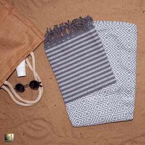 Ultra Absorbent <b>Lightweight</b> Bamboo Viscose <b>Beach</b> <b>Towel</b> High Quality with Smooth Fast Drying Breathable Surface Elite Feel - Product Image 3