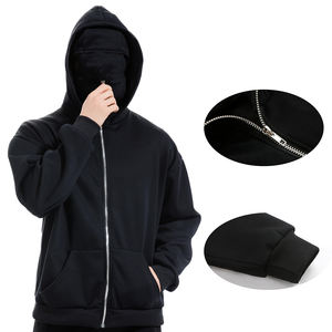 Balaclava d'hiver à capuche en polaire respirante, séchage rapide, légère, masque facial à capuche, balaclava à capuche, basiques en coton mélangé - Product Image 3