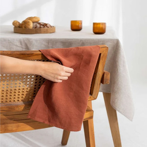 Toallas de cocina de algodón suave 100%, toalla de plato minimalista absorbente reutilizable de secado rápido, toalla de té de cocina de algodón de Color sólido - Product Image 6