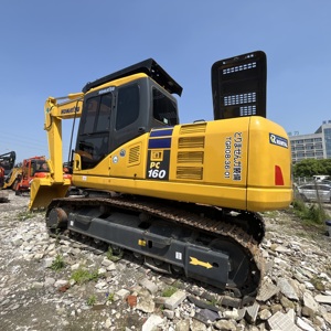 Excavatrice Komatsu PC160 d'occasion à haute performance, 16 tonnes, sur chenilles, économique en carburant, bien entretenue, moteur, pompe, boîte de vitesses, vente chaude - Product Image 1