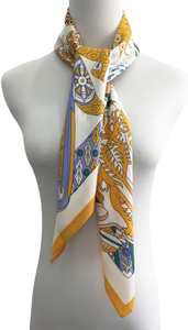 Top Sale Digital Printing Luxury Woman Big Polyester <b>Scarves</b> Custom Printed Personalized Square 100% Satin Silk Hijab <b>Scarf</b> - Product Image 4