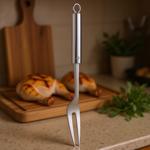 ส้อมสเตนเลสสตีลขัดเงาโครเมียม รุ่น 2426 สำหรับเนื้อสัตว์และสัตว์ปีก ยี่ห้อ Kitchen SMART - Product Image 3