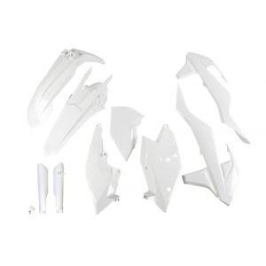 Kit di plastica bianca completa per KTM EXC-F 250 2017-2019 motocicli 047 accessori - Product Image 1
