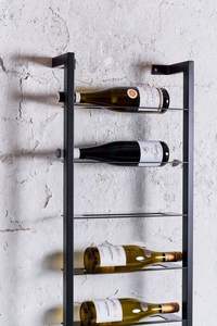 Estante de Metal para Almacenamiento de Botellas de Vino, Soporte Decorativo para 10 Botellas de Vino de Calidad Premium - Product Image 3