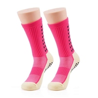 Chaussettes de football personnalisées pour hommes, respirantes, antibactériennes, de haute qualité, en gros