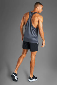 OEM de talla grande transpirable gimnasio camisetas sin mangas de moda sostenible lavado liso ropa deportiva culturismo Fitness Stringer - Product Image 2