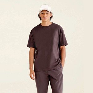 Camiseta en relieve de alta calidad, camisetas de ajuste relajado de gran tamaño para hombres, ropa en relieve de moda personalizada - Product Image 5