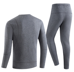 Ropa interior térmica unisex para deportes al aire libre, pantalones de lona ajustados informales de invierno para hombres, cremallera bordada, soporte frontal, servicio OEM - Product Image 5