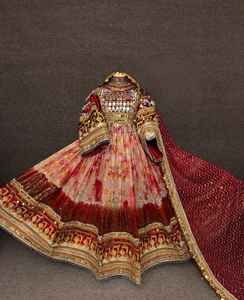 ชุดเดรสชาวอัฟกานิสถานสำหรับผู้หญิงชุดเดรสพื้นเมืองพื้นเมืองของชาวอัฟกานิสถานสำหรับโอกาสพิเศษและวัฒนธรรมผลิตตามสั่ง - Product Image 4