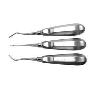 ลิฟท์ยกฟันแบบแมนนวลเครื่องมือสกัดสเตนเลสสตีลอุปกรณ์ยกรากโค้งตรงผ่านการรับรอง CE - Product Image 2