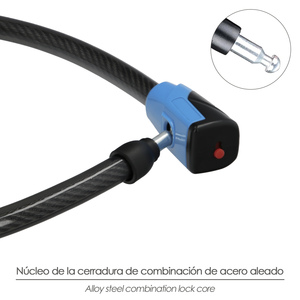 Cavo per Bicicletta con Chiave Piatta 18 mm x 100 cm - Product Image 5