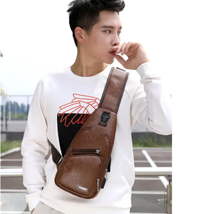 Túi Xách Da Thời Trang Nhà Máy Cho Nam Ba Lô Đeo Một Vai Túi Thể Thao Ngoài Trời Cho Nam Chất Lượng Cao - Product Image 5