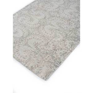 Tapis en laine vintage à motifs floraux beige et marron, noués à la main, pour la maison, salon, couloir, entrée, rectangulaire, puzzle abstrait Pae-494 - Product Image 2