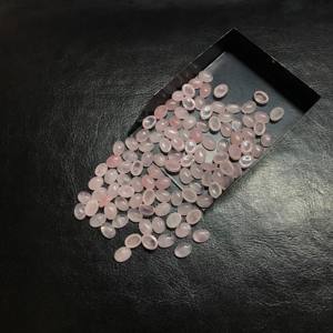 ผลึกควอตซ์ทรงรีทรงไข่อัญมณีรูปหัวใจผลิตจากดอกกุหลาบคริสตัลสีชมพูธรรมชาติขนาด3X5มม. ได้รับการรับรองจาก IGI - Product Image 6