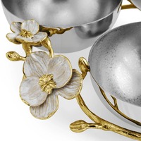 Bols au design floral moderne pour un service de luxe à la maison, à l'hôtel, au restaurant et lors d'occasions festives, disponibles à prix de gros réduit