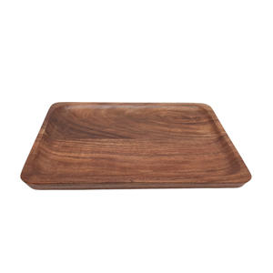 Plateau de service en bois d'excellente conception en plateau de service de nourriture de couleur naturelle pour la maison et les hôtels fournitures faites à la main personnalisées - Product Image 4