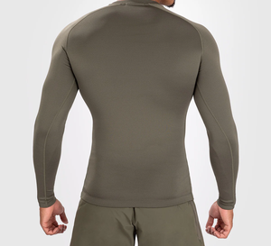 Camiseta Deportiva Unisex de Compresión, Ligera, Transpirable, de Spandex/Nailon, Manga Larga, Secado Rápido, para Gimnasio, Fitness, Yoga - Product Image 1