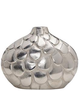 Vase à fleurs en métal artisanal unique avec des détails inspirés de l'ère victorienne idéal pour les arrangements floraux luxueux et la décoration intérieure - Product Image 3