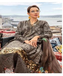 Pakistansalwar Suit Kameez Conjunto de algodón de 2 piezas Mujeres musulmanas Elegante Lino Invierno Abaya Vestido modesto Dubai Abaya - Product Image 5