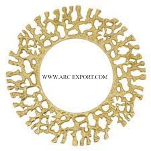 Assiette de table en métal et acier inoxydable pour la fête de mariage, serveur de nourriture, chargeur de vaisselle plaqué pour l'usage de la vaisselle - Product Image 3