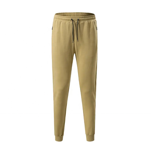 Vêtements de sport de haute qualité avec logo personnalisé pour hommes, survêtement à capuche respirant à demi-fermeture éclair, pantalon de survêtement en coton uni pour l'hiver - Product Image 4
