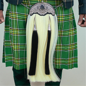 Tassel Horse Hair Sporran Custom Made Two Tassel Horse Hair Sporrans Hand Stitched Horse Hair Sporran - Product Image 4