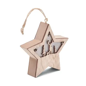 ของตกแต่งคริสต์มาสแบบดาวเรืองแสง MDF ส่วนตัว รุ่น Bright Star - Product Image 3
