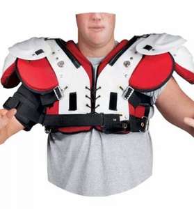 Maillot de football américain à manches courtes avec couleurs personnalisées et équipement de protection du logo pour adultes - Product Image 4