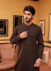 Fabriqué en usine 2025 dernière conception vêtements d'été hommes Shalwar Kameez costume décontracté coton pas cher prix - Product Image 2
