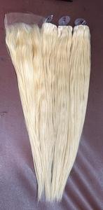 Extensiones de trama de máquina de cabello humano liso natural Rubio de alta calidad-Cabello Humano - Product Image 2
