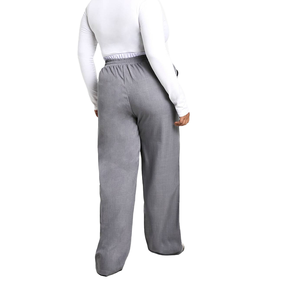 กางเกงวอร์มผู้หญิงระบายอากาศได้ดี ป้องกันรอยยับ ซับเหงื่อ พิมพ์ลายนูน 3 มิติ แบบสั่งทำได้ ผ้าฝ้ายเรียบ สไตล์สปอร์ต - Product Image 6