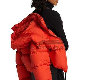 Chaquetas acolchadas gruesas de gran tamaño de diseño personalizado para mujer 2025 Abrigo acolchado para mujer Elegante ropa de abrigo de invierno cálida - Product Image 5