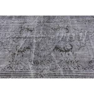 Alfombra de lana clásica gris de 5,2x9 pies con respaldo de látex, diseño de retazos turco tradicional para sala de estar, pasillo, rompecabezas rectangular - Product Image 5