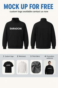 Haut décontracté pour femme à manches longues, col montant, coupe ample, en polaire respirante, style streetwear minimaliste, pour le quotidien - Product Image 6