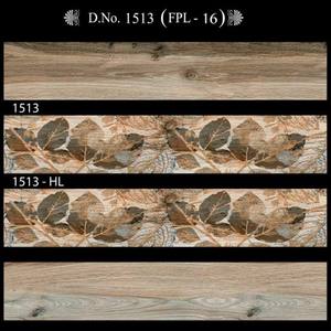 Carreaux de plancher en porcelaine imitation bois 1512 en 150x900 mm, surface mate avec impression numérique aspect bois véritable par Novac Ceramic - Product Image 2